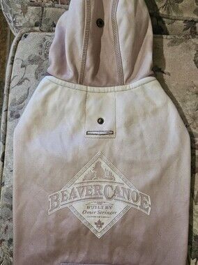 NWOT Beaver Canoe Dog Hoodie -Color Faded Ombre Large/47cm Schnauzers, Labs,etc